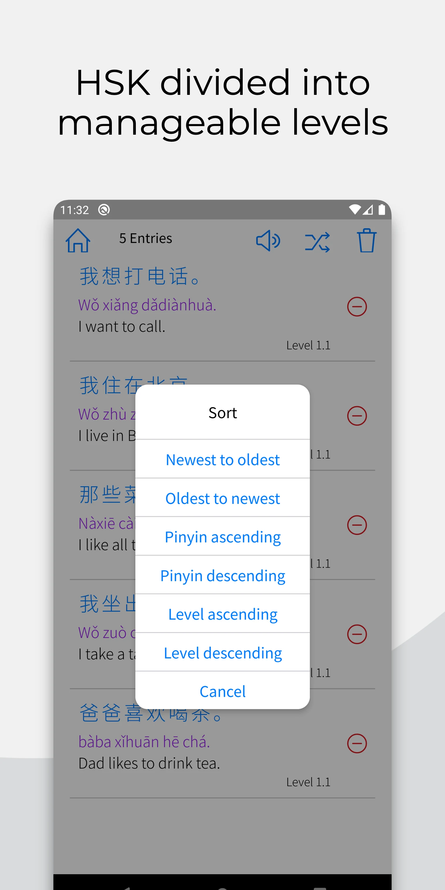 Master Chinese: Phrases screenshot